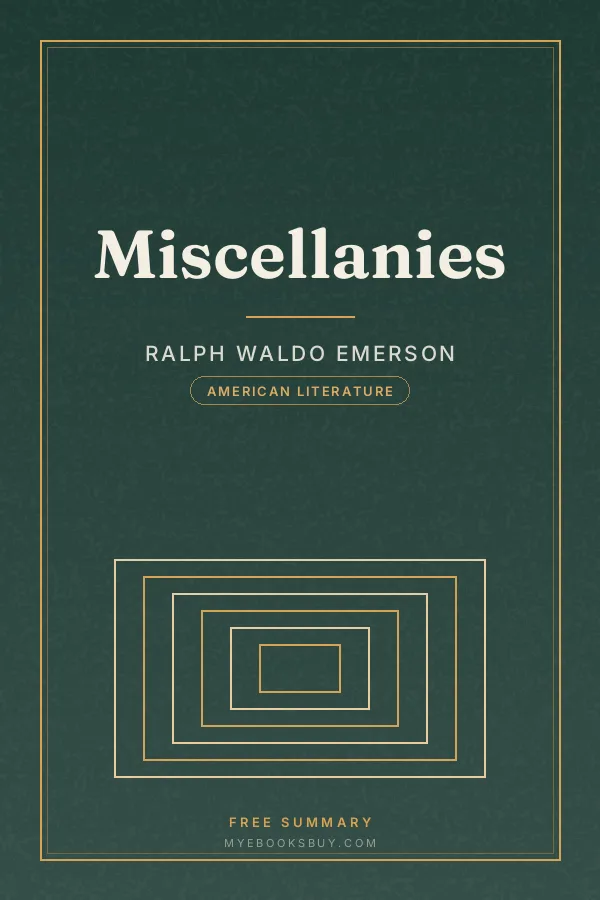 Cover of Miscellanies
