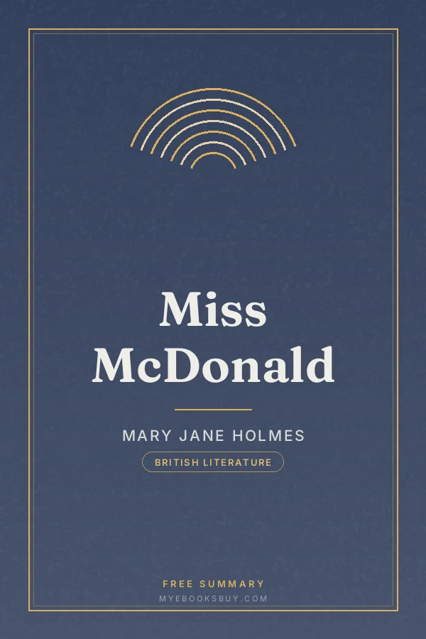 Cover of Miss McDonald