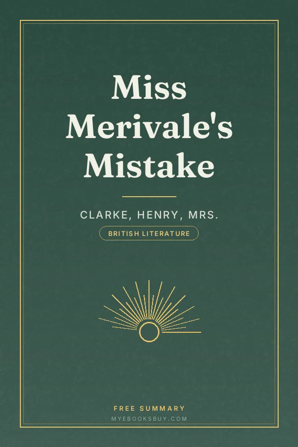 Cover of Miss Merivale's Mistake