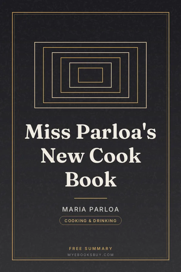 Cover of Miss Parloa's New Cook Book