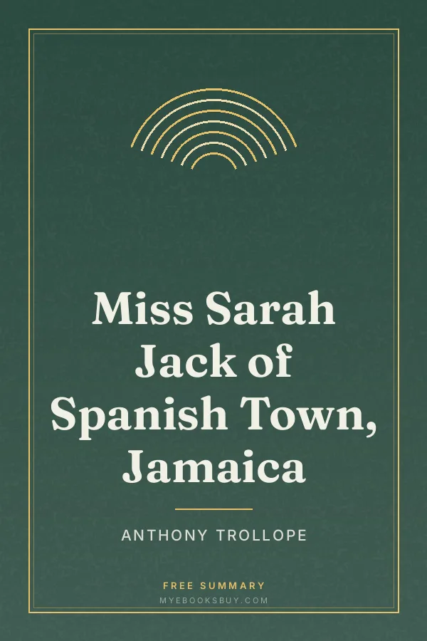 Cover of Miss Sarah Jack of Spanish Town, Jamaica
