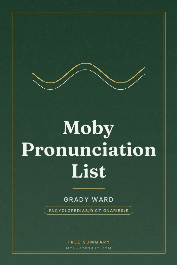 Cover of Moby Pronunciation List