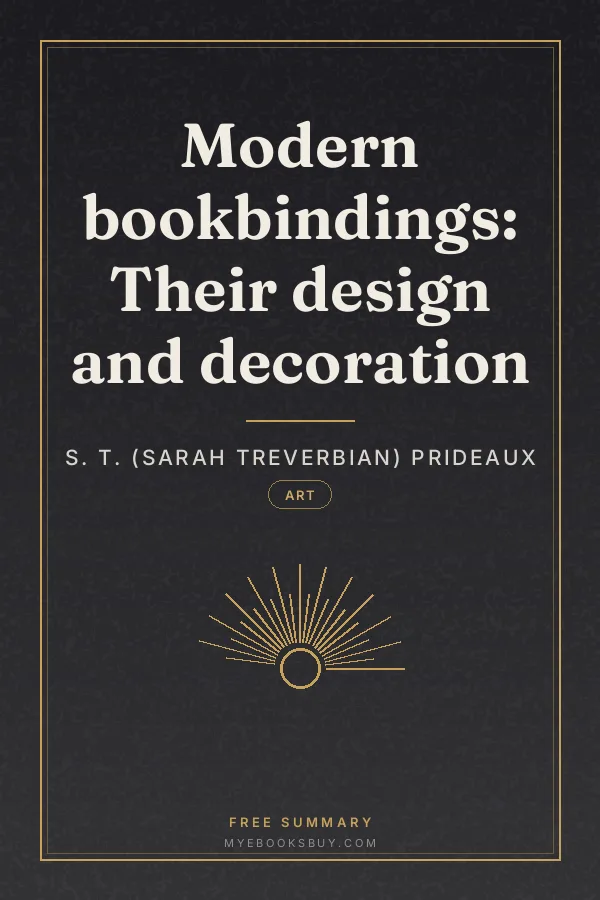 Cover of Modern bookbindings: Their design and decoration