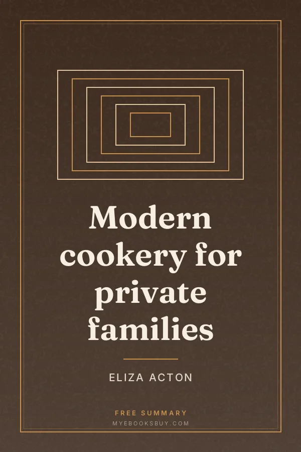 Cover of Modern cookery for private families