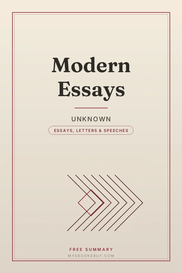 Cover of Modern Essays