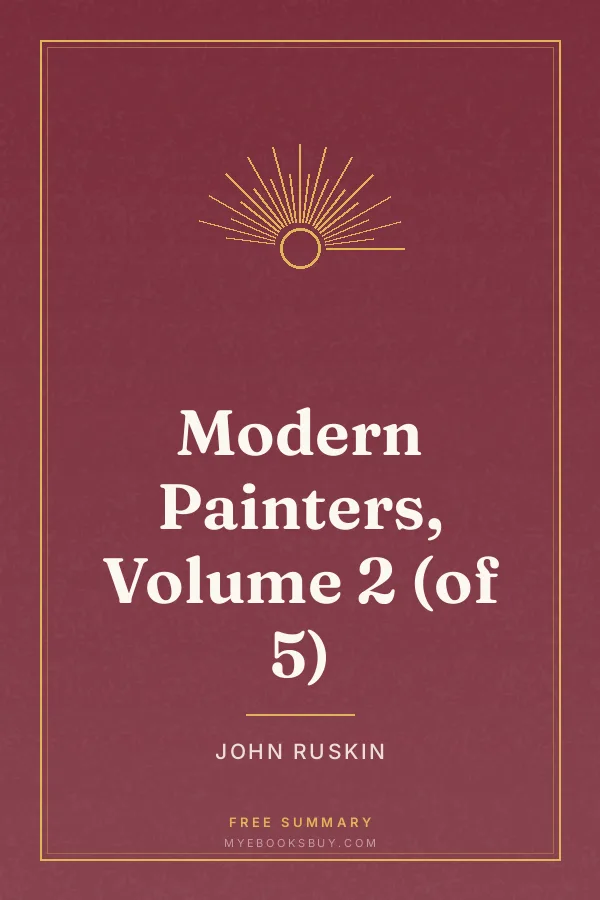 Cover of Modern Painters, Volume 2 (of 5)