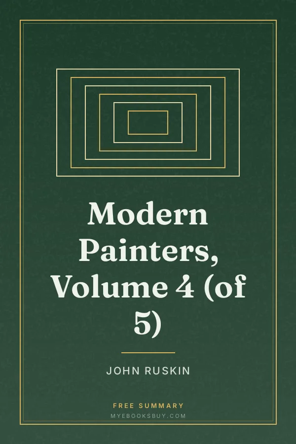 Cover of Modern Painters, Volume 4 (of 5)