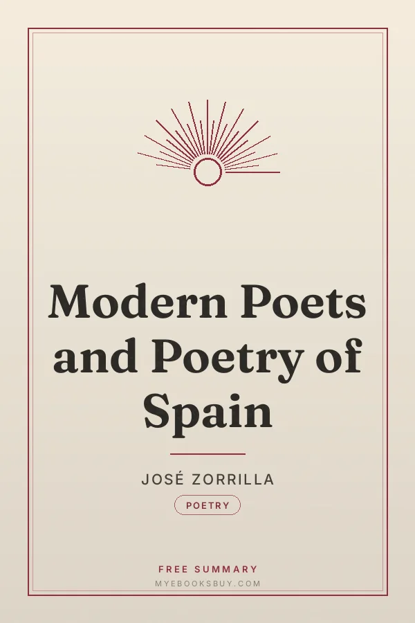 Cover of Modern Poets and Poetry of Spain