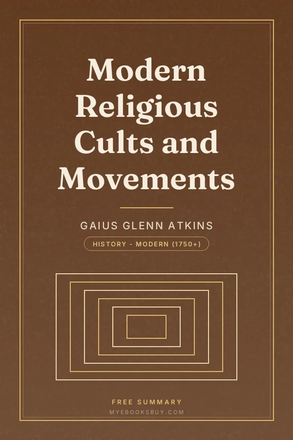 Cover of Modern Religious Cults and Movements