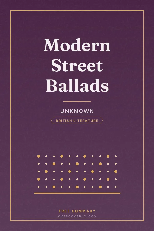 Cover of Modern Street Ballads