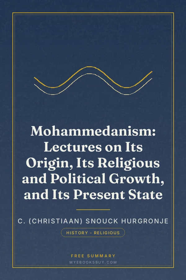 Cover of Mohammedanism: Lectures on Its Origin, Its Religious and Political Growth, and Its Present State