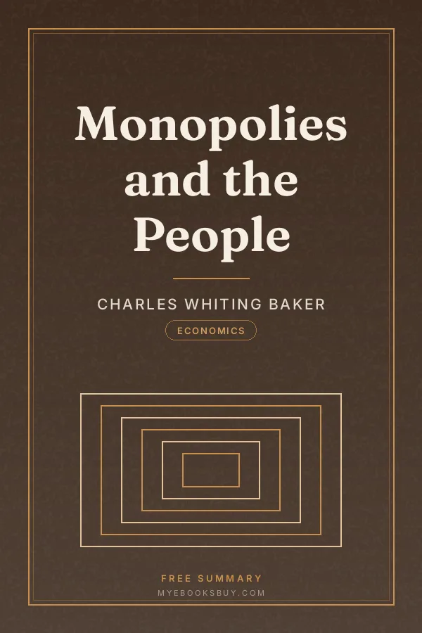 Cover of Monopolies and the People
