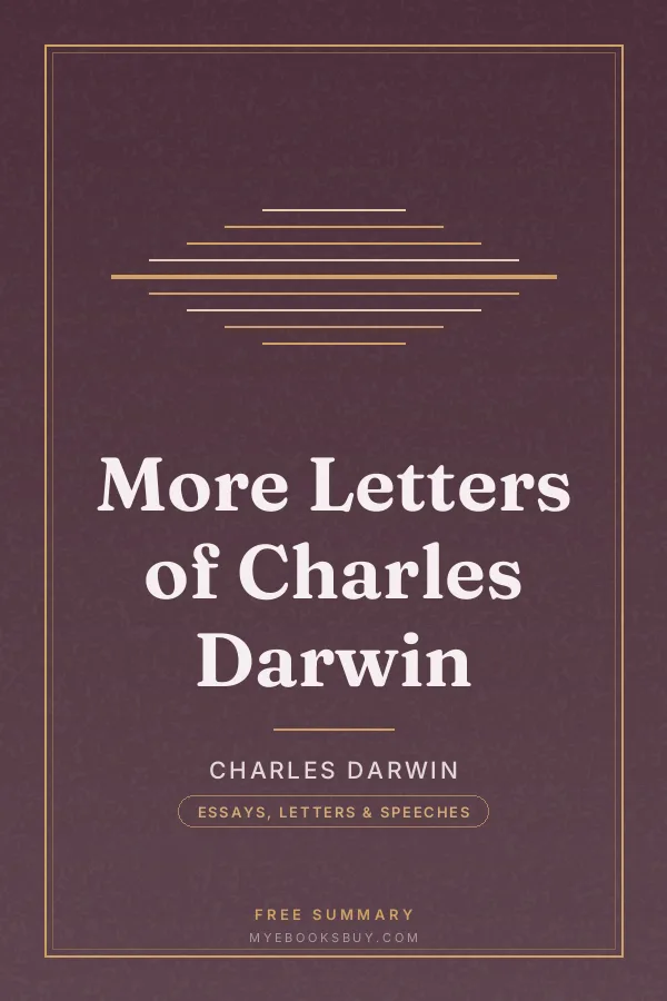 Cover of More Letters of Charles Darwin