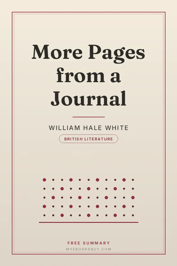 Cover of More Pages from a Journal