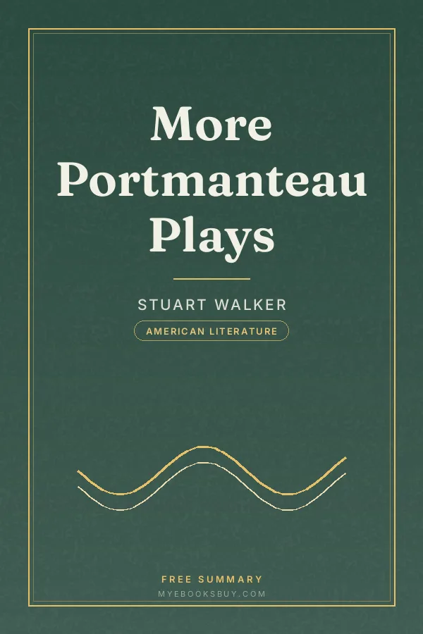 Cover of More Portmanteau Plays