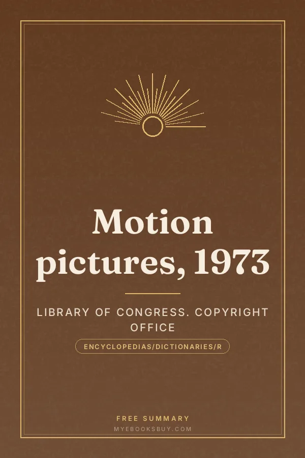 Cover of Motion pictures, 1973