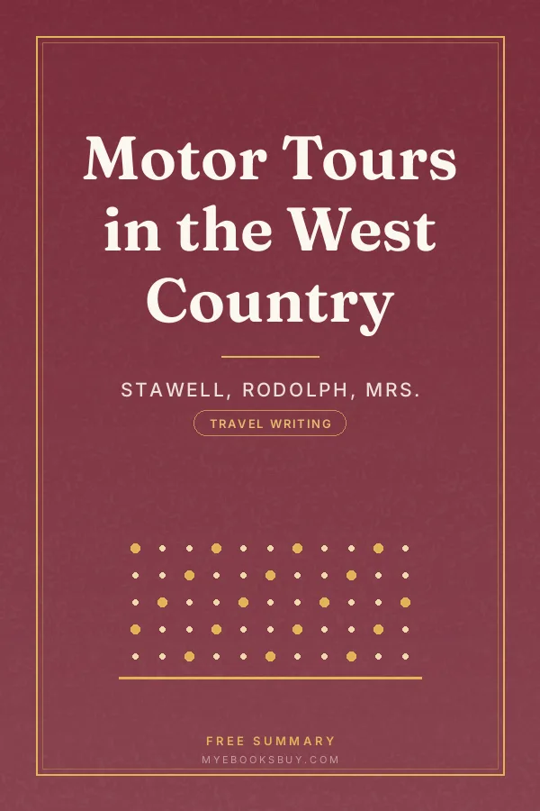 Cover of Motor Tours in the West Country