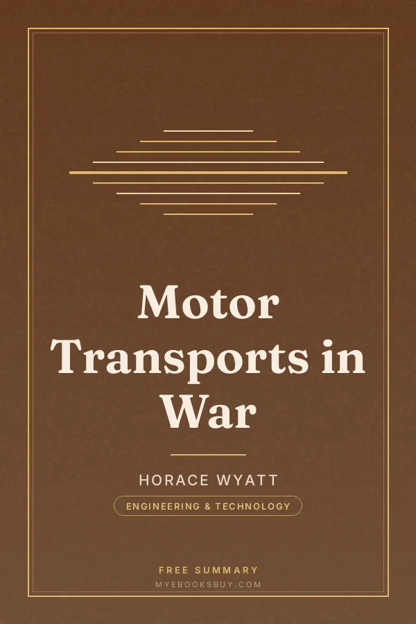 Cover of Motor Transports in War