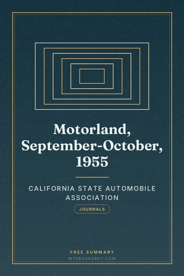 Cover of Motorland, September-October, 1955
