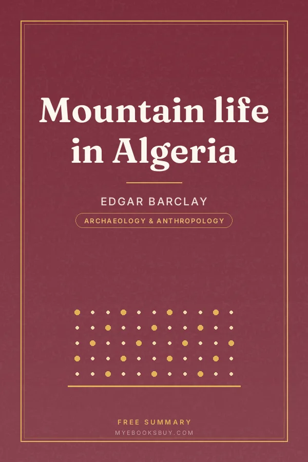 Cover of Mountain life in Algeria