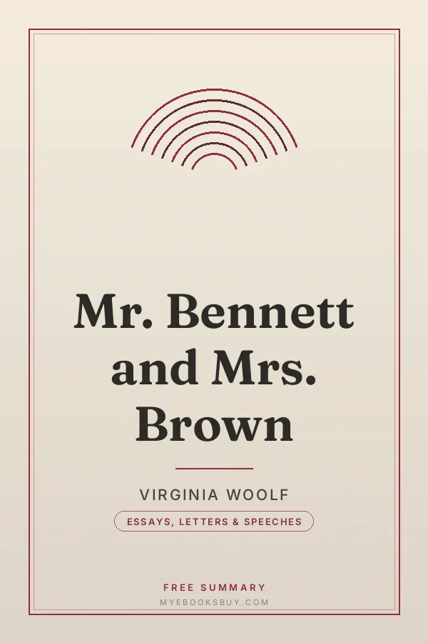 Cover of Mr. Bennett and Mrs. Brown
