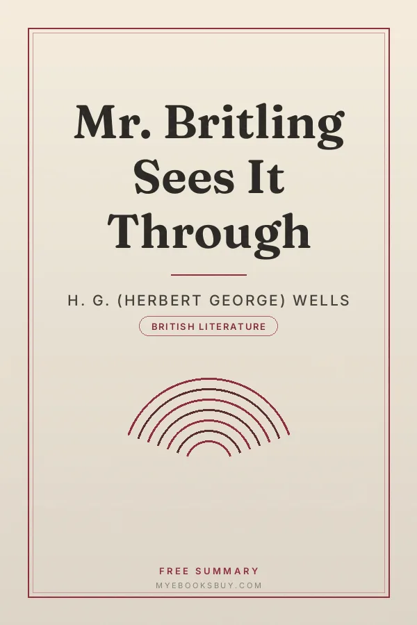 Cover of Mr. Britling Sees It Through