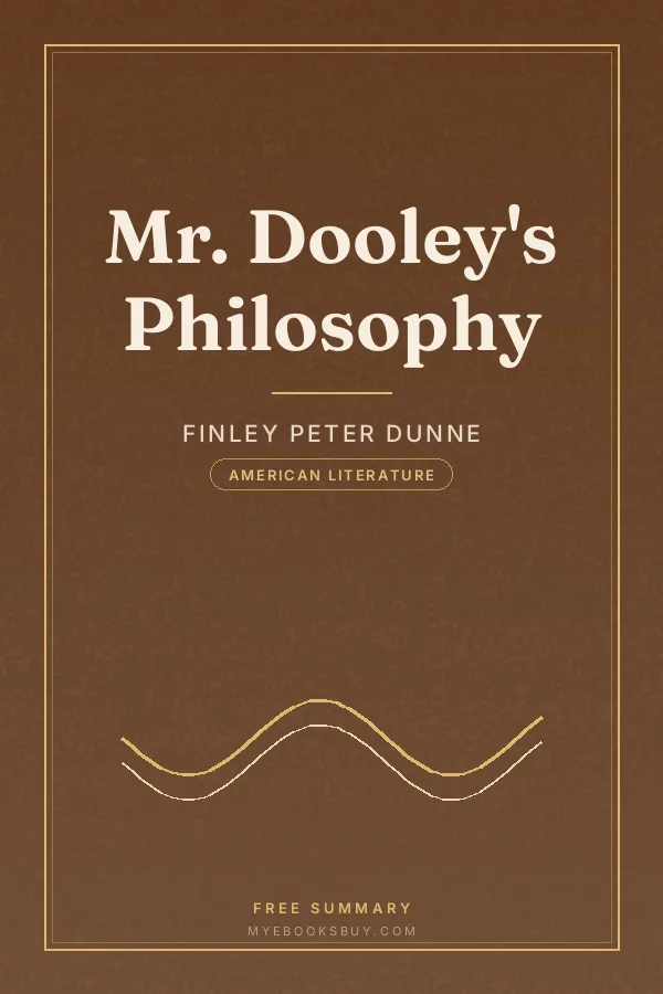 Cover of Mr. Dooley's Philosophy