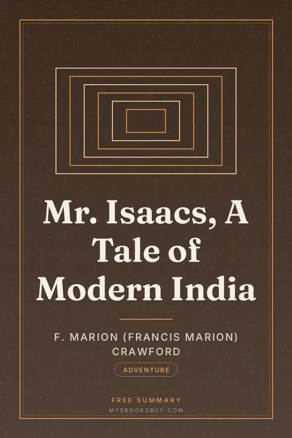 Cover of Mr. Isaacs, A Tale of Modern India