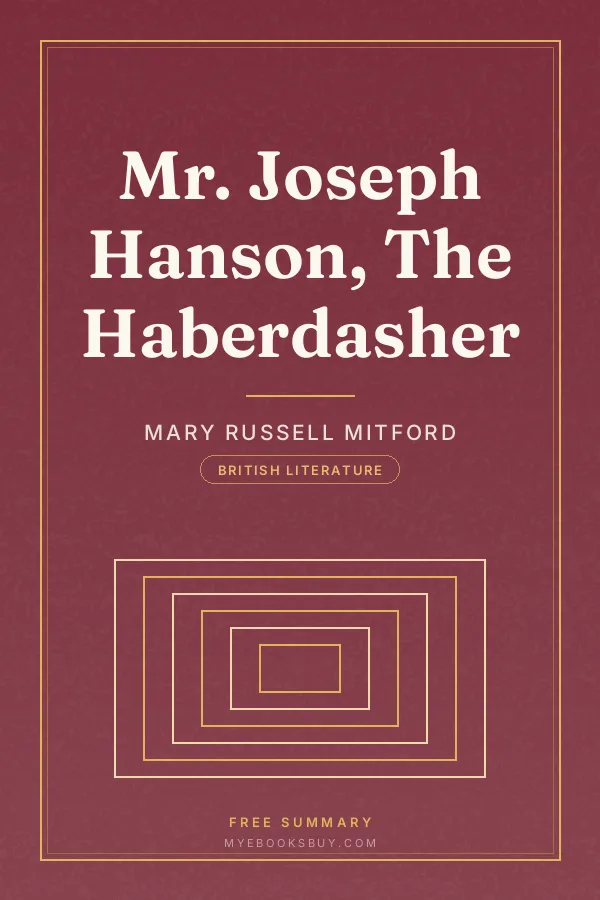 Cover of Mr. Joseph Hanson, The Haberdasher