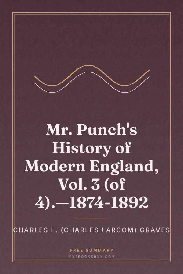 Cover of Mr. Punch's History of Modern England, Vol. 3 (of 4).—1874-1892
