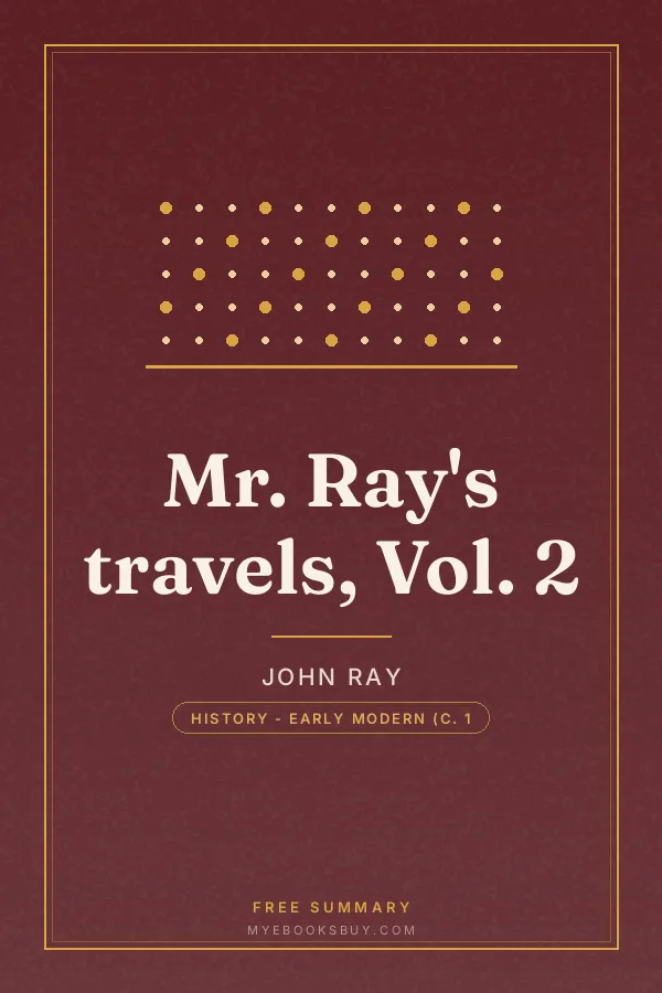 Cover of Mr. Ray's travels, Vol. 2