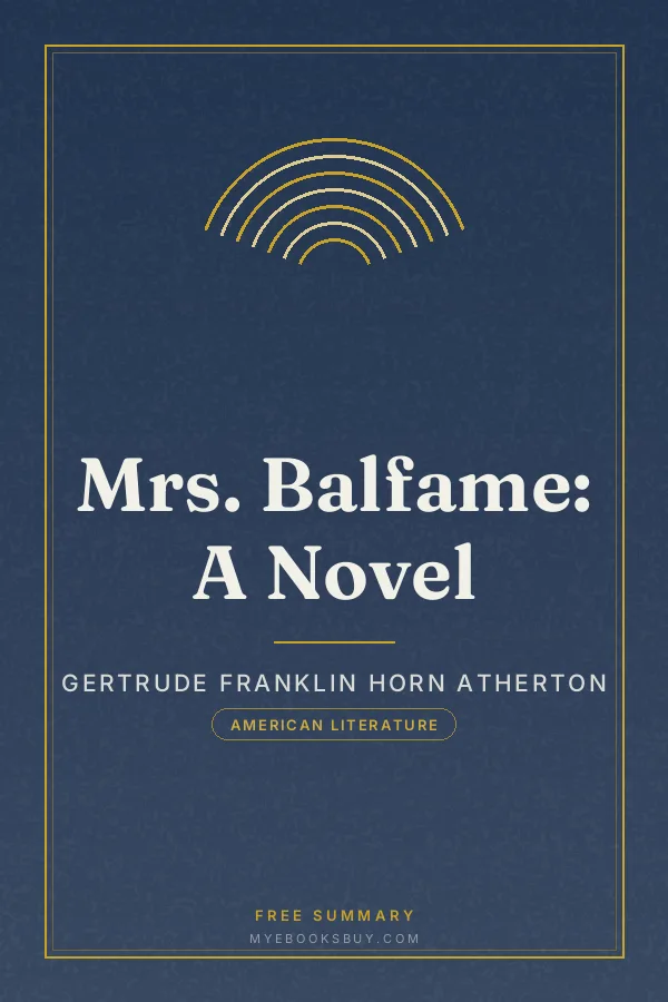 Cover of Mrs. Balfame: A Novel