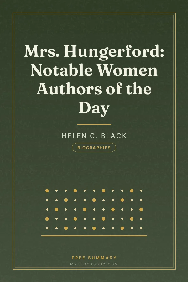 Cover of Mrs. Hungerford: Notable Women Authors of the Day