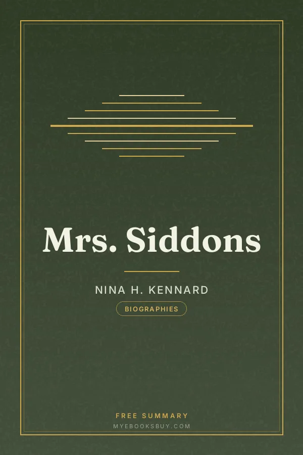 Cover of Mrs. Siddons