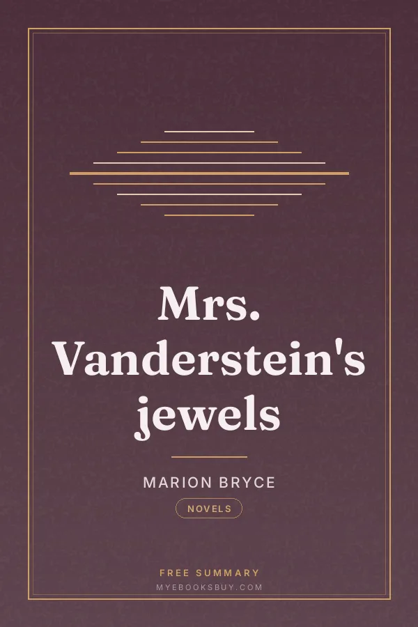 Cover of Mrs. Vanderstein's jewels