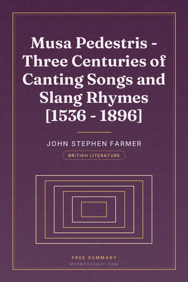 Cover of Musa Pedestris - Three Centuries of Canting Songs and Slang Rhymes [1536 - 1896]