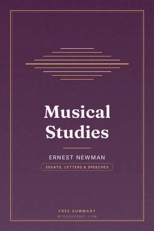 Cover of Musical Studies