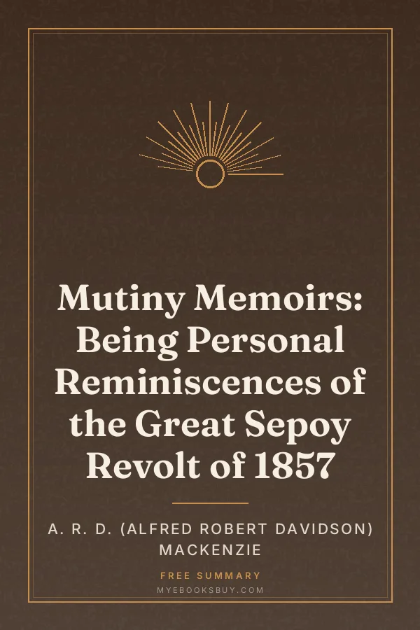 Cover of Mutiny Memoirs: Being Personal Reminiscences of the Great Sepoy Revolt of 1857