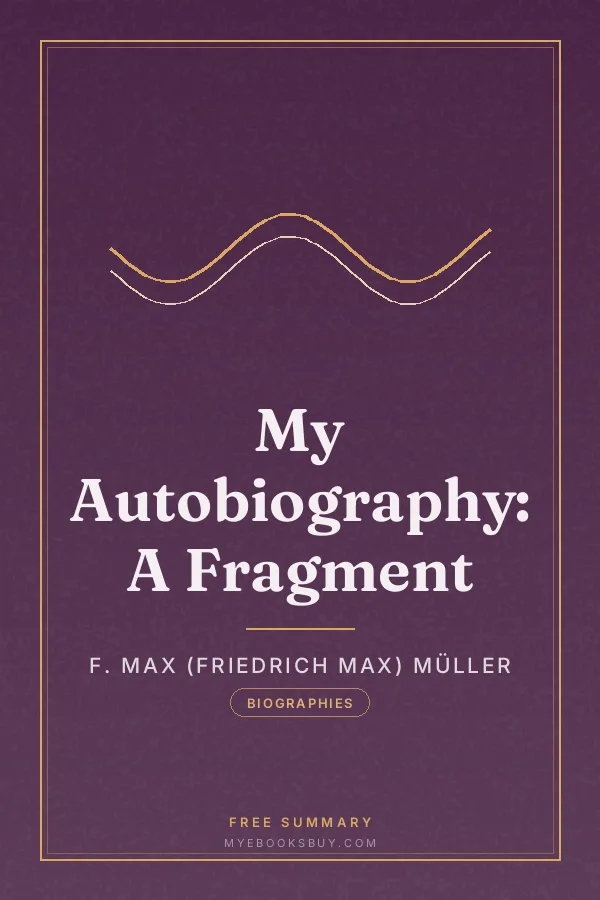 Cover of My Autobiography: A Fragment