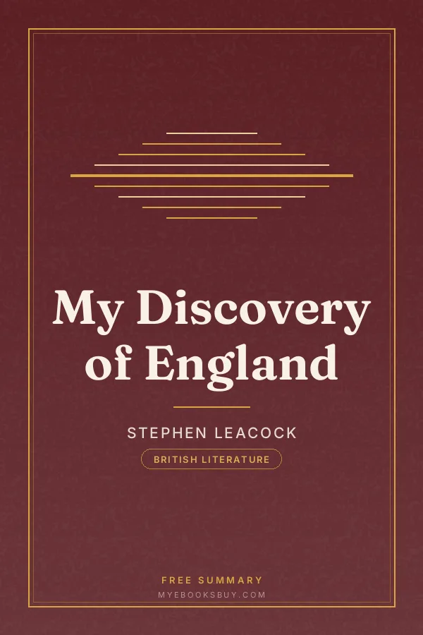 Cover of My Discovery of England
