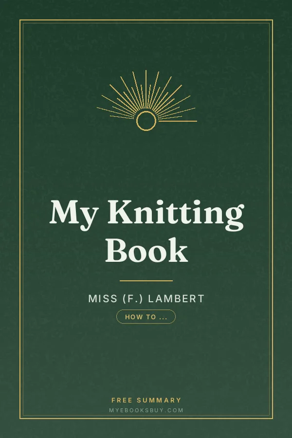 Cover of My Knitting Book