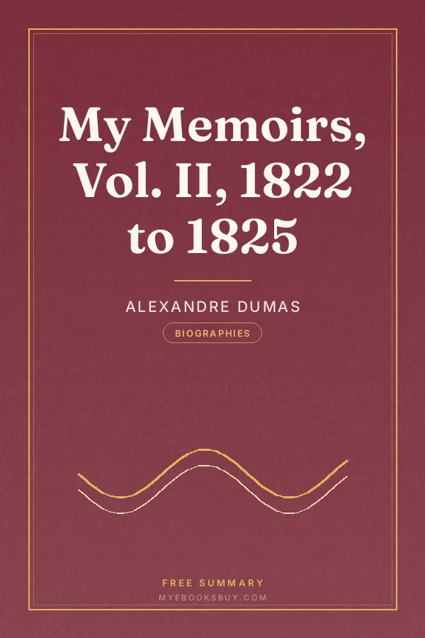 Cover of My Memoirs, Vol. II, 1822 to 1825