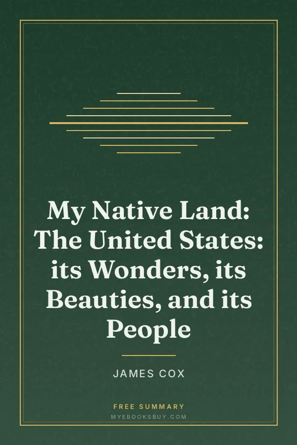Cover of My Native Land: The United States: its Wonders, its Beauties, and its People