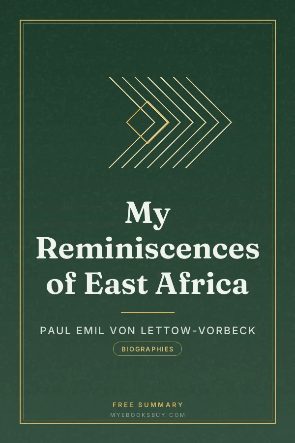 Cover of My Reminiscences of East Africa