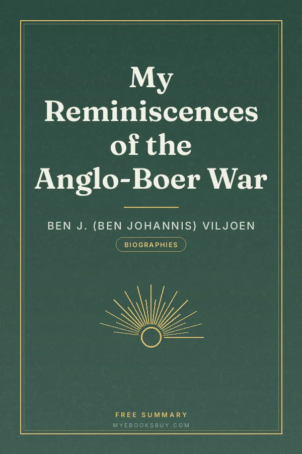Cover of My Reminiscences of the Anglo-Boer War