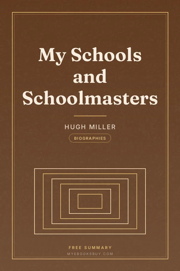 Cover of My Schools and Schoolmasters