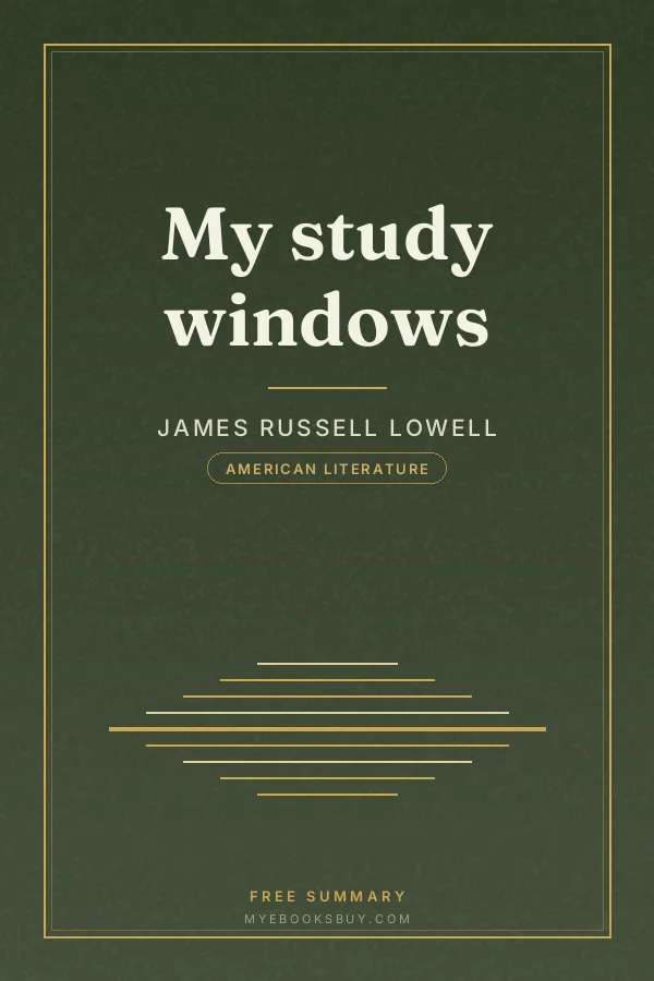 Cover of My study windows