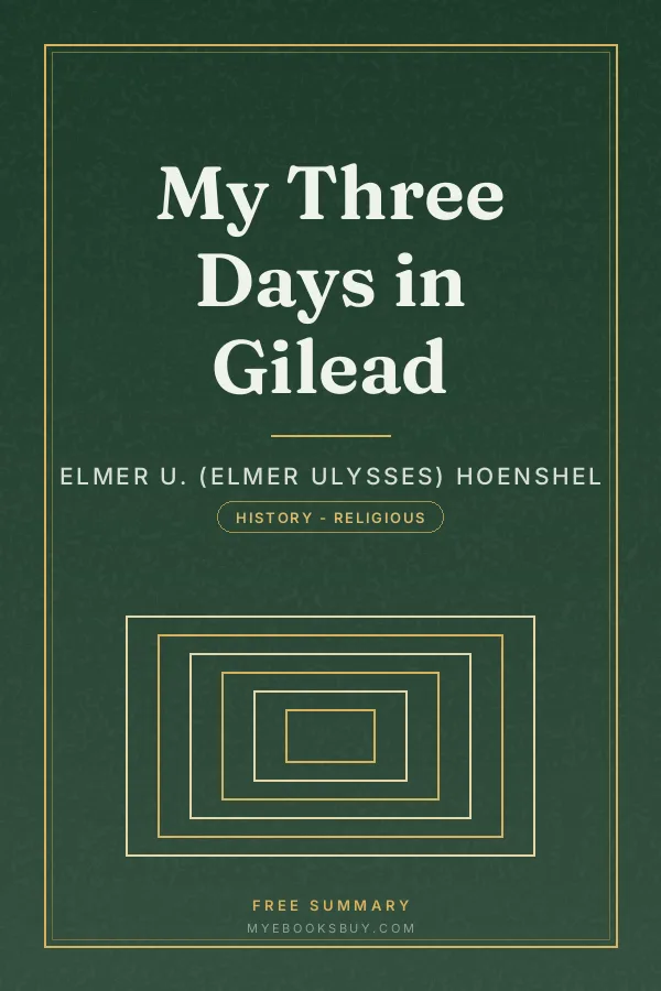 Cover of My Three Days in Gilead