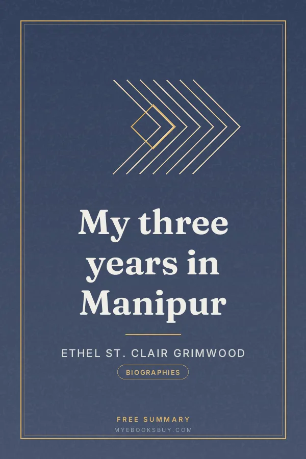Cover of My three years in Manipur