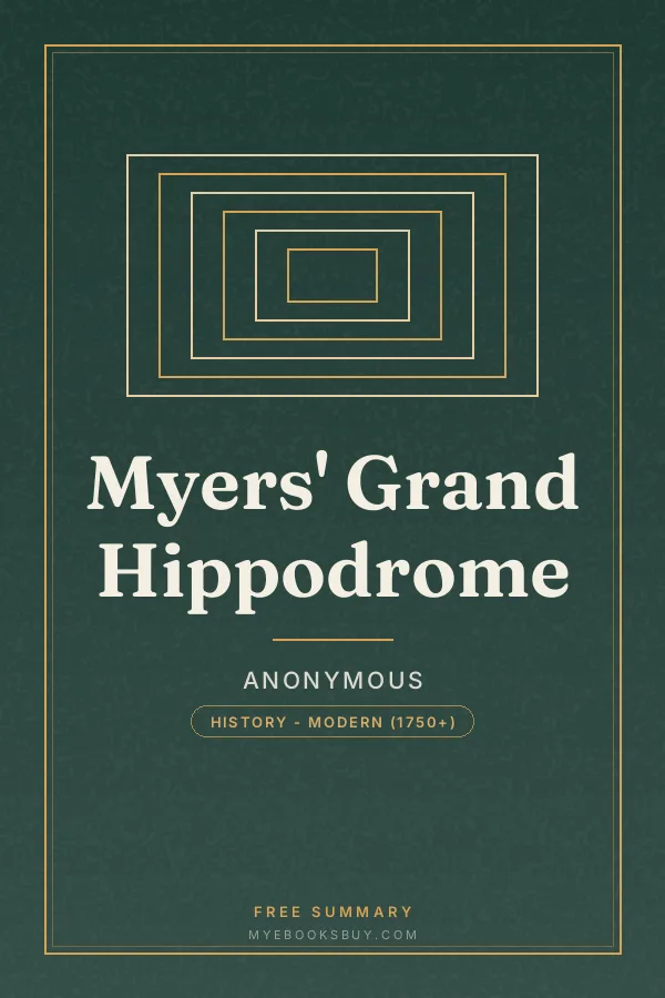 Cover of Myers' Grand Hippodrome